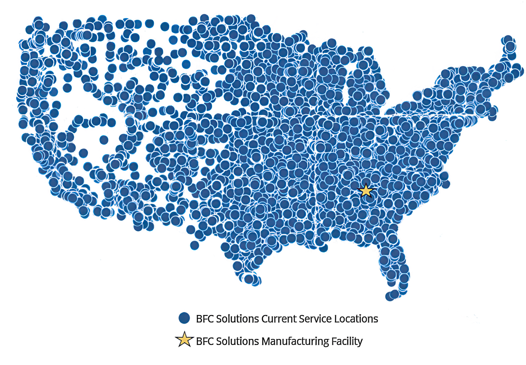 BFC Solutions_Service Location Map